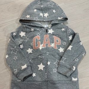 GAP fur lined hoodie with logo